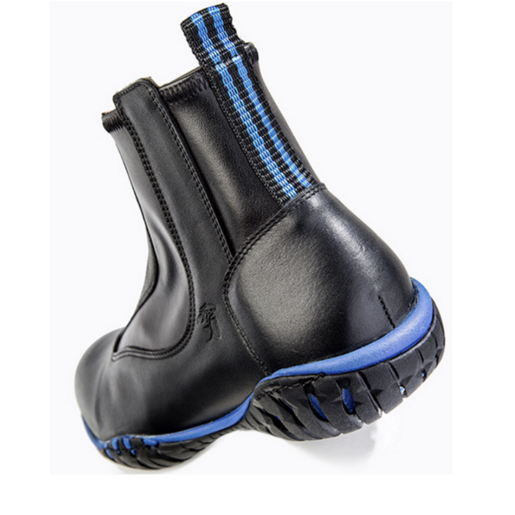 Sergio Grasso Dynamic Walk and Ride Boot - Blue back view | Malvern Saddlery