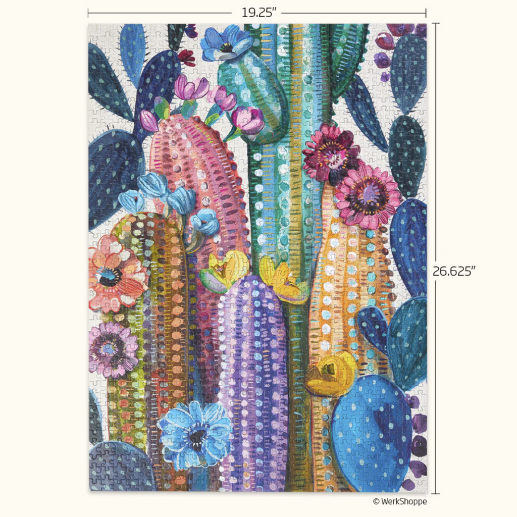 WerkShoppe Desert Bloom Jigsaw Puzzle - 1000pc | Malvern Saddlery