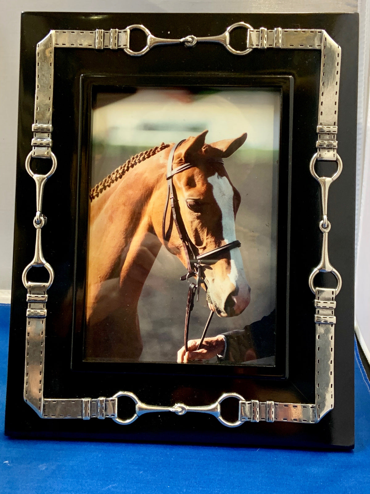 Shop 5x7 Black with Pewter Equestrian Frame - Malvern Saddlery