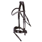 Schockemoehle Malibu Dressage Bridle - espresso patent leather  | Malvern Saddlery
