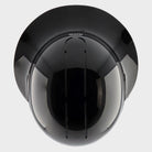 GPA First Lady Global TLS Equestrian Helmet - Glossy Black; top view | Wide Brim Helmets | Malvern Saddlery