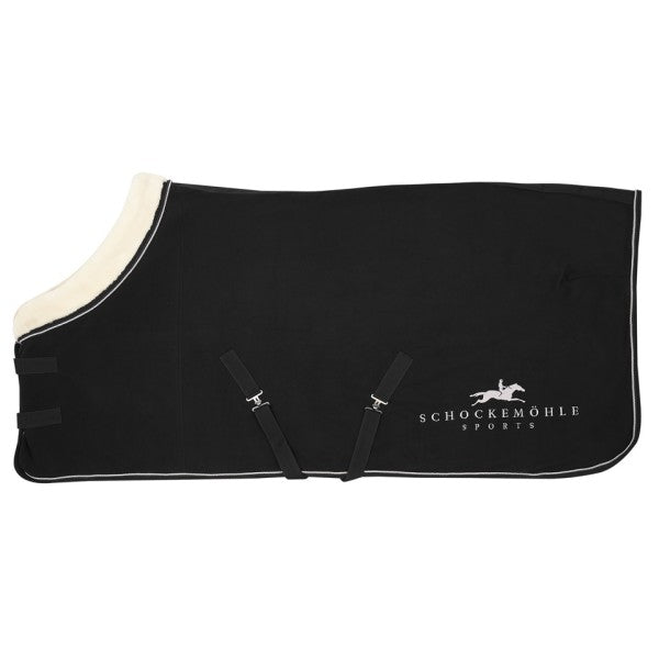 Schockemohle Premium Fleece Rug  - Black | Horse Care - Blankets | Malvern Saddlery