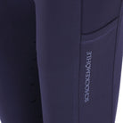 Schockemöhle Ladies SPCarola FS Breeches - Dark Navy; side pocket detail | Malvern Saddlery