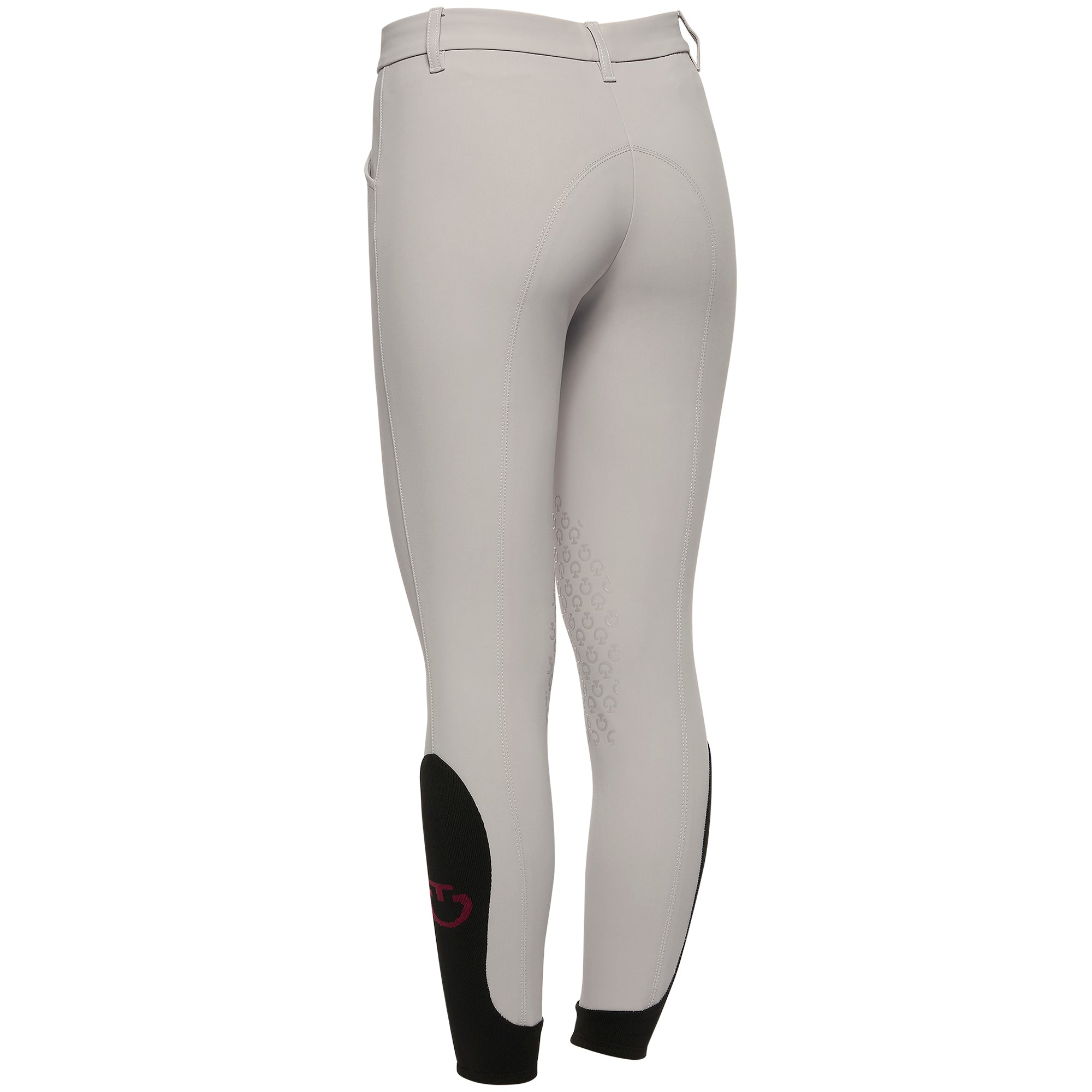 Cavalleria Toscana Kids CT Logo Grip Breeches - Stone | Malvern Saddlery