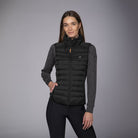 Schockemöhle Sports Fenna Style Ladies Vest - Graphite, on model | Malvern Saddlery