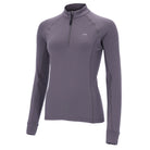 Schockemöhle Winter Page Style Shirt - Gray [dusty chocolate] - quarter zip ladies training layer | Malvern Saddlery