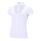 Schockemöhle Anita Short Sleeve Equestrian Show Shirt - White | Malvern Saddlery