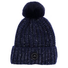 Schockemöhle Melange Beanie Knit Hat - Deep Night Blue | Malvern Saddlery