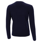 Schockemöhle Sports Womens' SP Pam Style Sweater -Navy; back view on white background| Malvern Saddlery