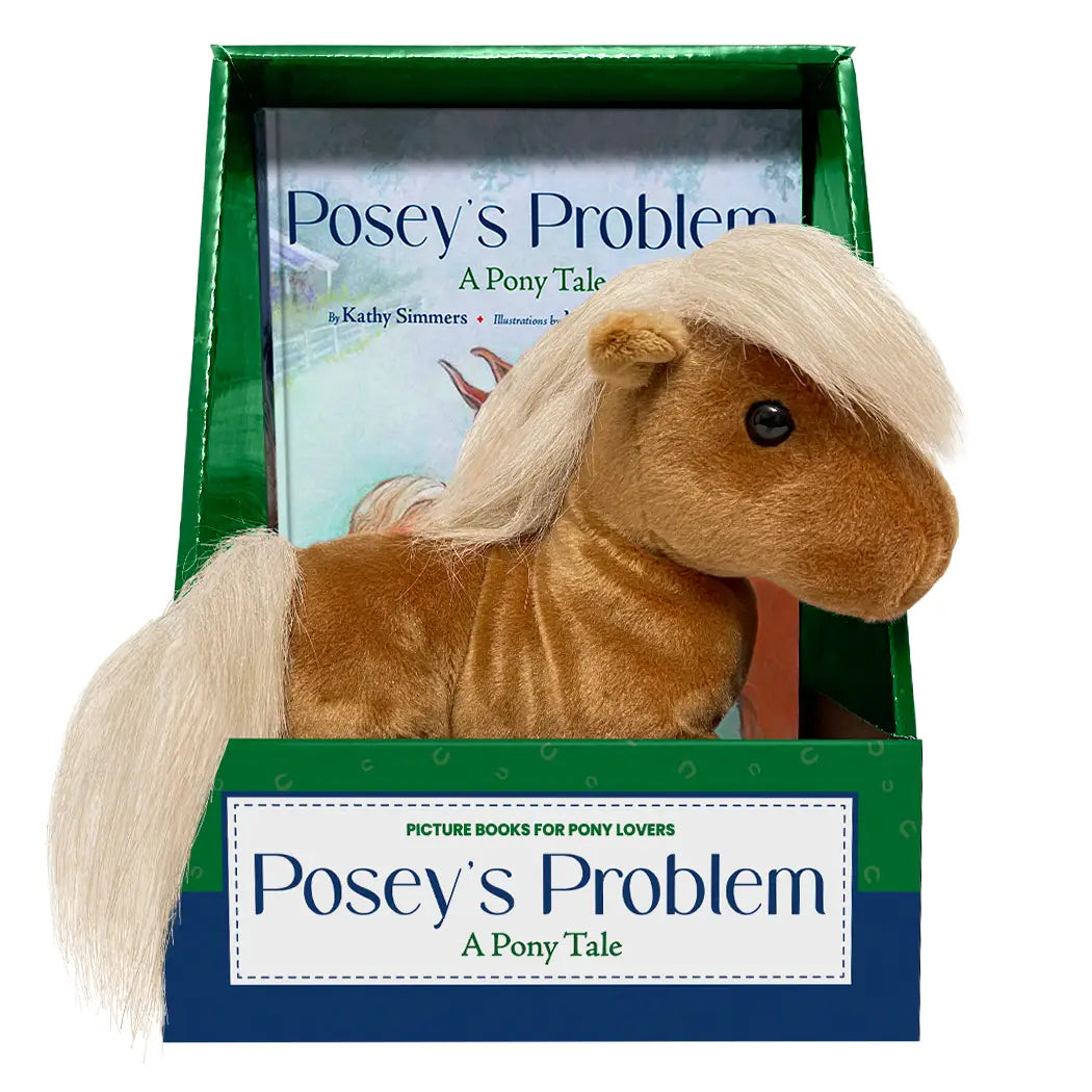 Posey's Problem Book & Plush Gift Set - complete set shown | Malvern Saddlery