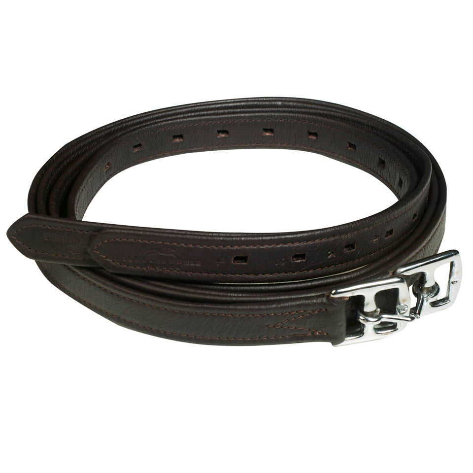 Schockemöhle Colorado Stirrup Leathers - espresso brown | Malvern Saddlery
