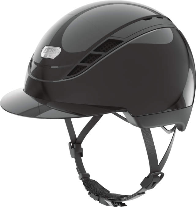 Abus Pikeur AirDuo Black Shiny Helmet | Malvern Saddlery