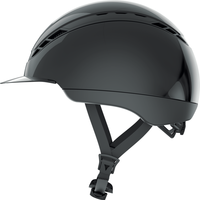 Abus Pikeur AirDuo Black Shiny Helmet | Malvern Saddlery