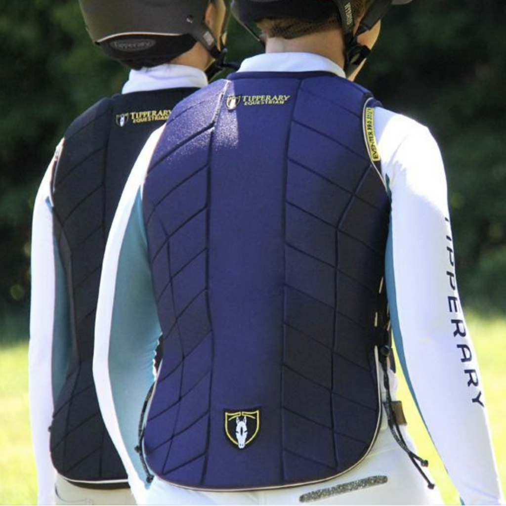 Tipperary Eventer Pro Safety Vest - back view | Malvern Saddlery