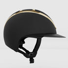 KASK Star Lady Chrome - Black with Gold Equestrian Helmet | Malvern Saddlery
