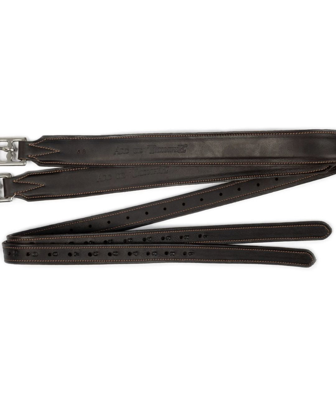 ADT Stability Stirrup Leathers - Calfskin, Brown | Malvern Saddlery