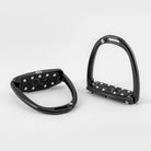 American Equus  Hunter Escape Safety Stirrups - Black, pair shown | Malvern Saddlery