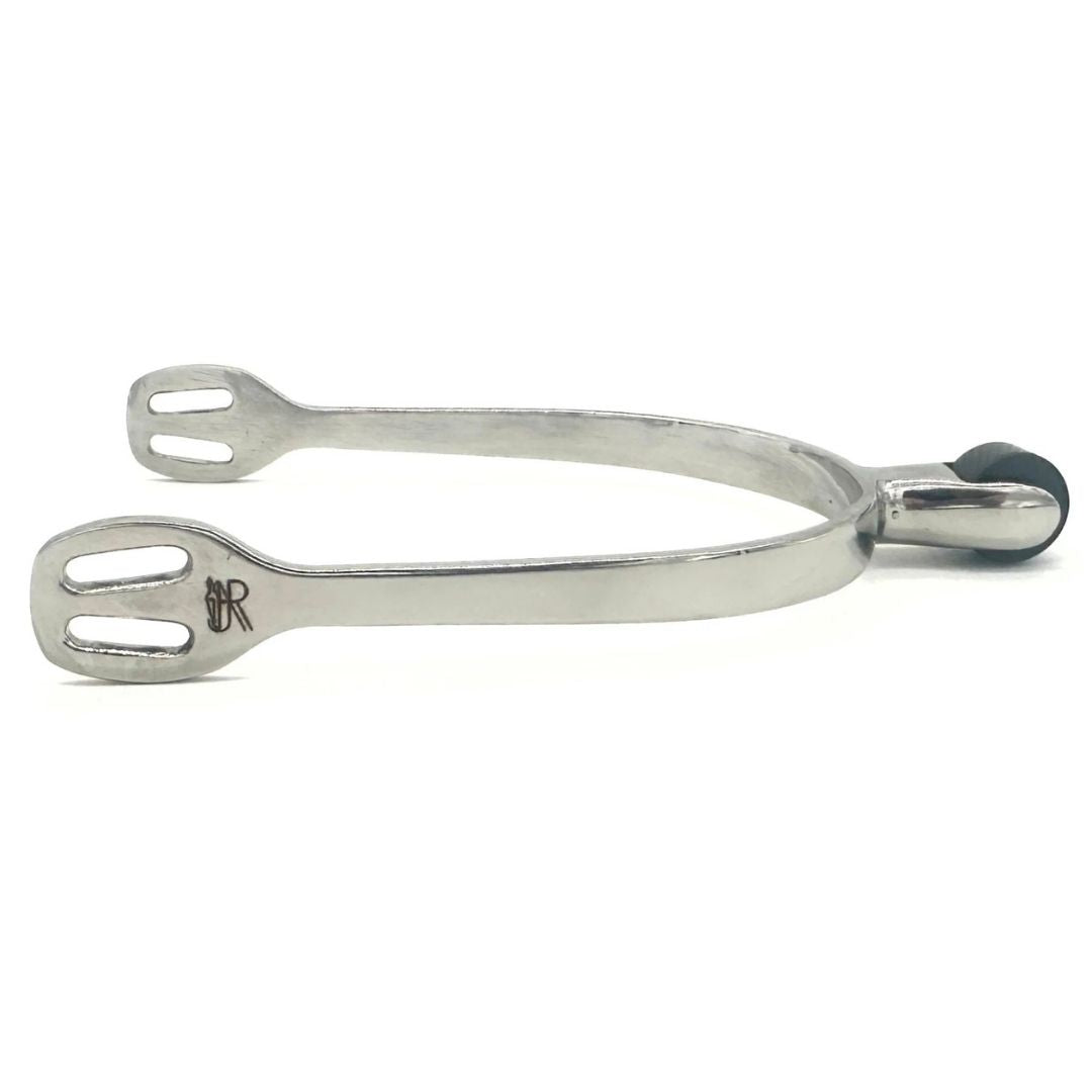 AJR Sport TeffleX Vertical Roller Spur - Medium Shank | Rider Accessories | Malvern Saddlery