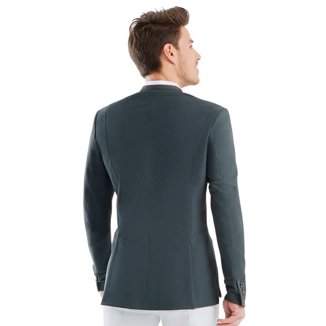 Horse Pilot Aerotech Mens' Show Coat - Gray back | Malvern Saddlery