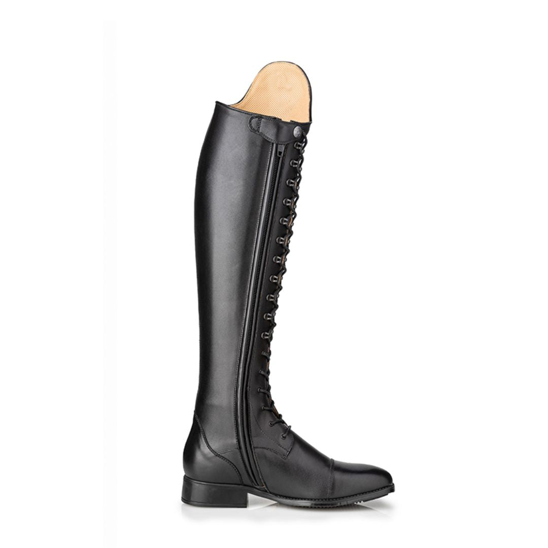 Sergio Grasso Arena Lace Up Riding Boot - Black calfskin | Malvern Saddlery