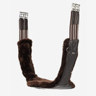 LeMieux Arika Simuwool Contoured Long Stud Girth - Brown | Malvern Saddlery