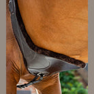 LeMieux Arika Simuwool Contoured Long Stud Girth - Brown | Malvern Saddlery