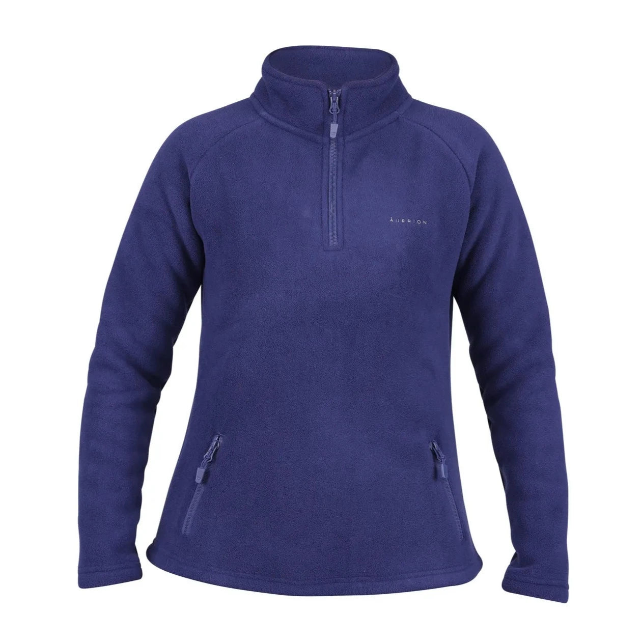 Aubrion Young Rider Quarter Zip Fleece - Ink Blue - ON SALE | Malvern Saddlery