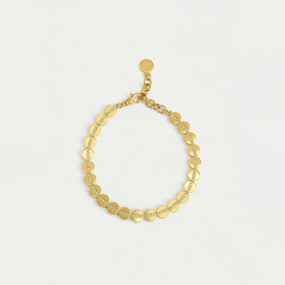 Dean Davidson Signature Petit Pave Bracelet - Gold | Malvern Saddlery