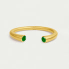 Dean Davidson Knockout Cuff - Green Onyx & Gold | Malvern Saddlery