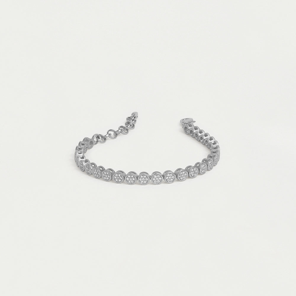 Dean Davidson Mirabeau Pavé Bracelet - Silver | Malvern Saddlery