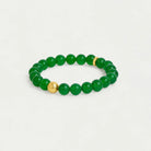 Dean Davidson Ethos Beaded Bracelet - Green Onyx | Malvern Saddlery