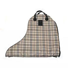 Baker Plaid Dressage Saddle Carrier - Black leather trim | Malvern Saddlery