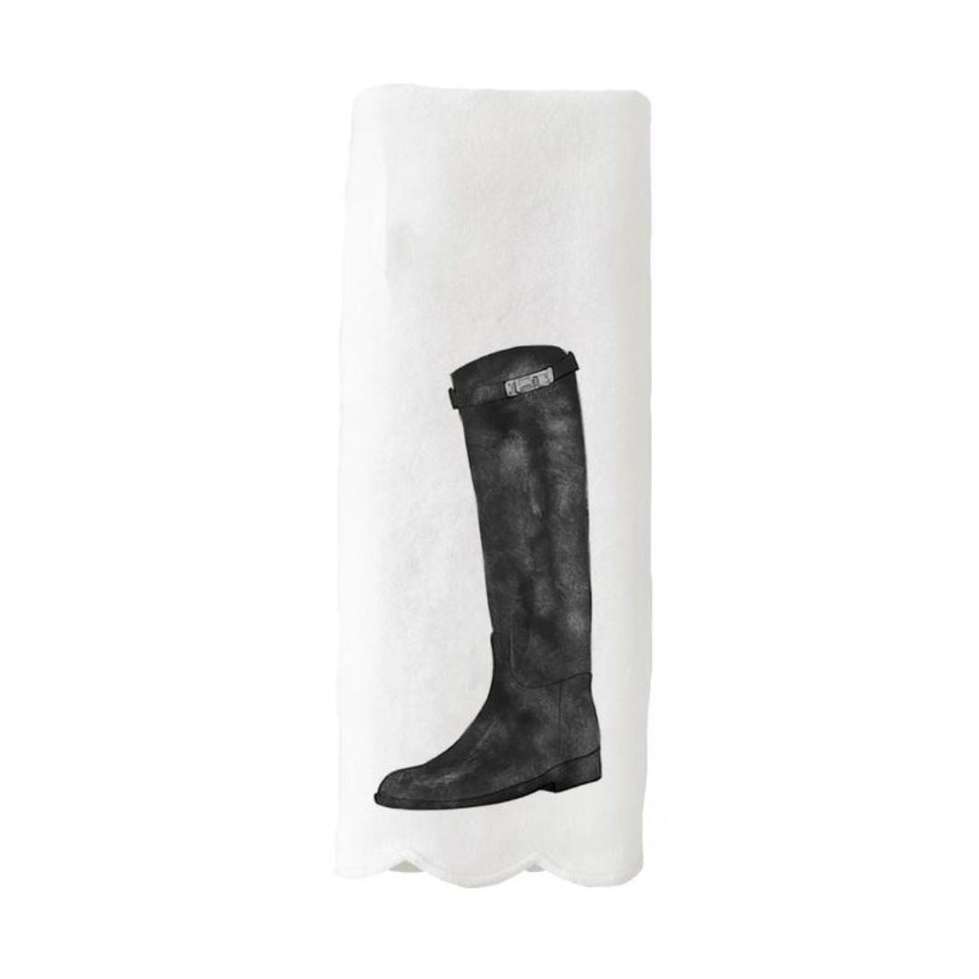 Boot Accent Tea Towel  | Malvern Saddlery