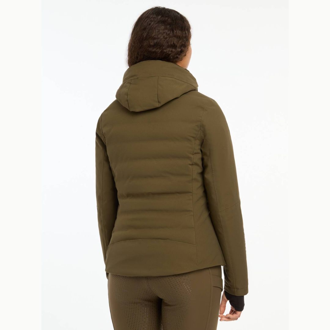 LeMieux Brooke Waterproof 3-in-1 Hybrid Jacket -Alpine, back view | Malvern Saddlery