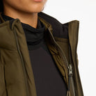 LeMieux Brooke Waterproof 3-in-1 Hybrid Jacket -Alpine, interior zipper detail | Malvern Saddlery