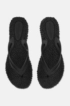 Ilse Jacobsen Cheerful Platform Glitter Flip Flops - Black | Malvern Saddlery