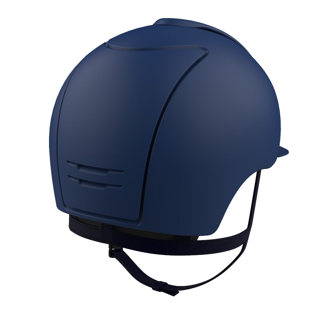 KEP Italia Cromo 2.0 Helmet - Matte - Navy, back view | Malvern Saddlery