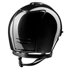Kep Italia Cromo 2.0 Shine Equestrian Helmet - Black, back view | Malvern Saddlery