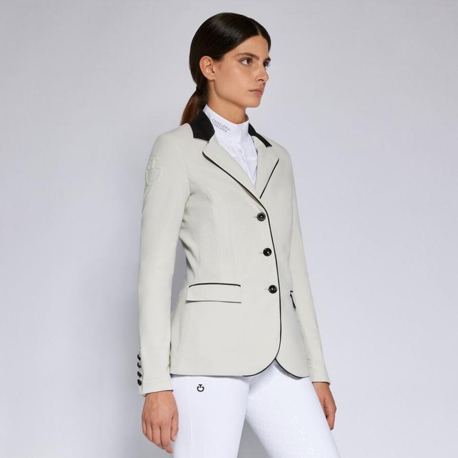 Cavalleria Toscana Ladies Competition Jacket - Beige | Malvern Saddlery