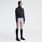 Cavalleria Toscana Women's Sweatshirt with Zip - Charcoal | Malvern Saddlery