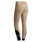 Cavalleria Toscana Knee Grip Breeches with Back Pockets - Beige; back view shown on white background | Malvern Saddlery