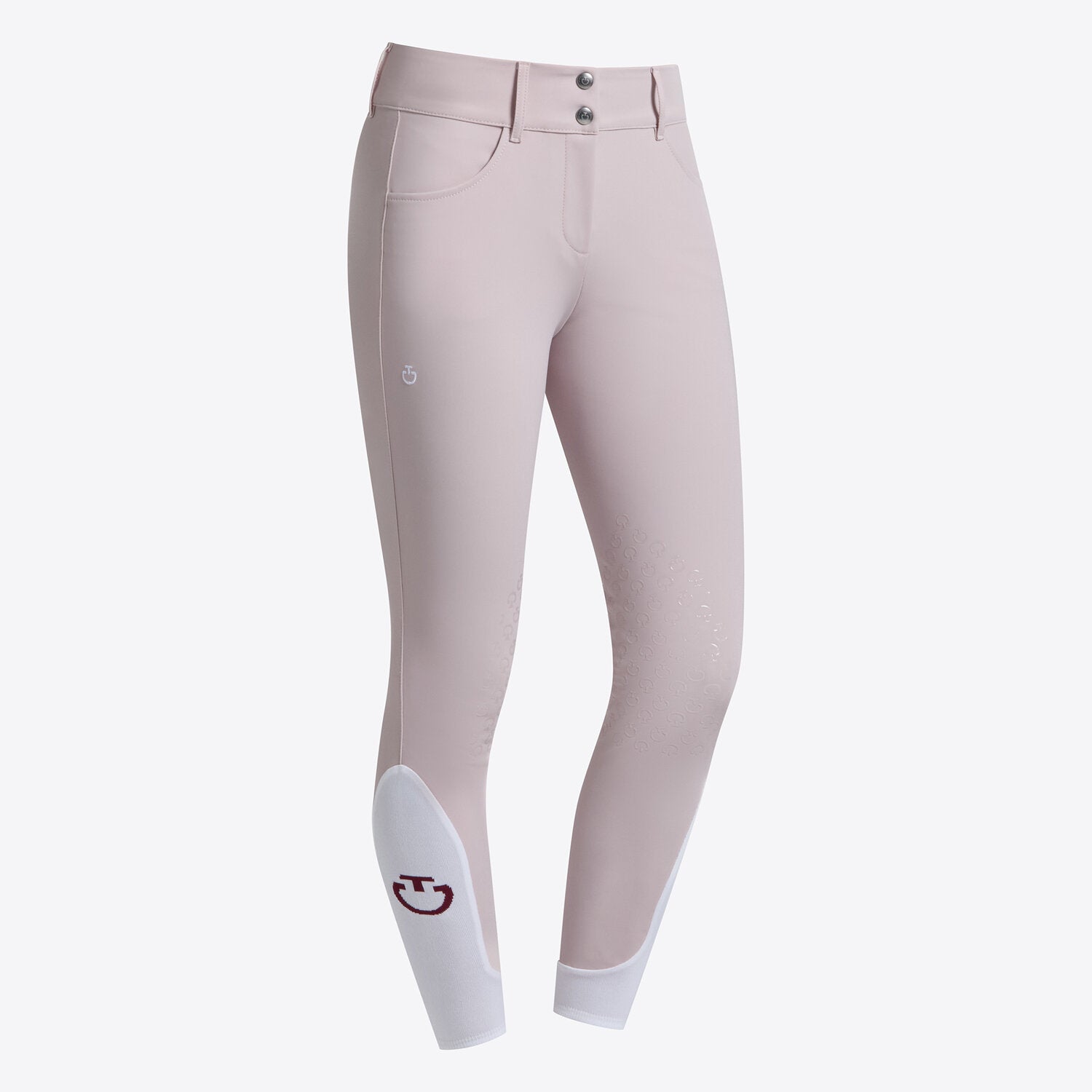 Cavalleria Toscana American Knee Grip Breech - Violet Ice; shown on light gray background  | Malvern Saddlery