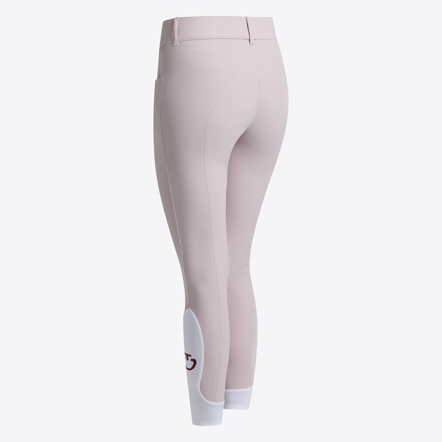 Cavalleria Toscana American Knee Grip Breech - Violet Ice; back view shown on light gray background  | Malvern Saddlery