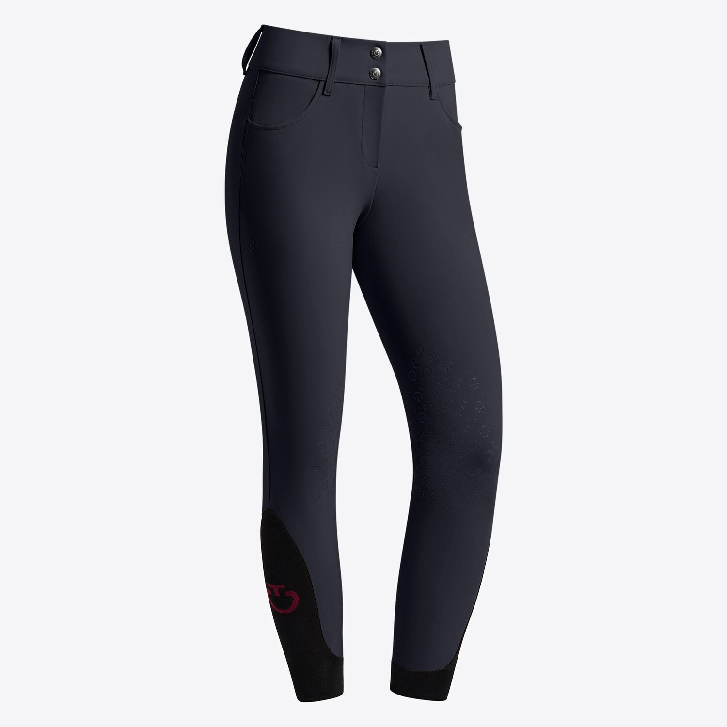 Cavalleria Toscana American Knee Grip Ladies Breeches - Charcoal Gray  | Malvern Saddlery