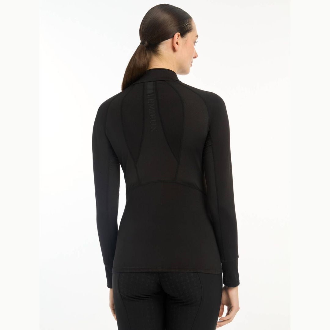 LeMieux Carmine Base Layer - Black , back view| Malvern Saddlery