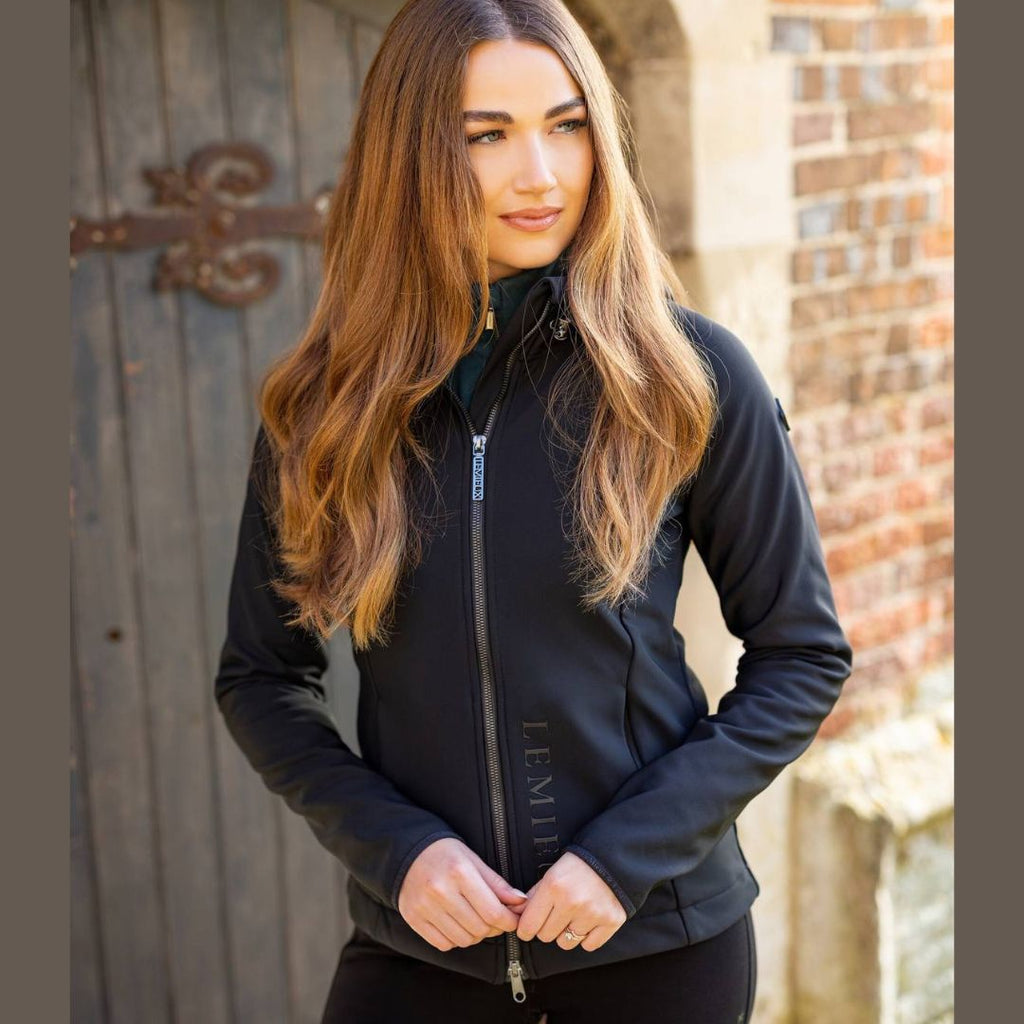 LeMieux Charlotte Soft Shell Jacket - Black | Malvern Saddlery