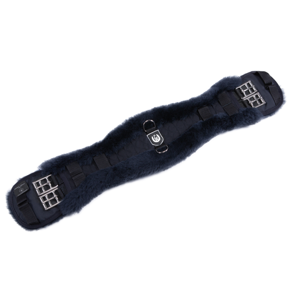 Christ Lammfelle Merino Dressage Girth - Black | Malvern Saddlery