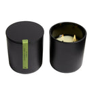 Cut Grass 2 Wick Candle In Black Glass | Malvern Saddlery