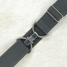 Solid Elastic Belt 1.5" - Dark Gray | Malvern Saddlery