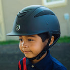 One K Defender Jr Helmet - Black | Malvern Saddlery